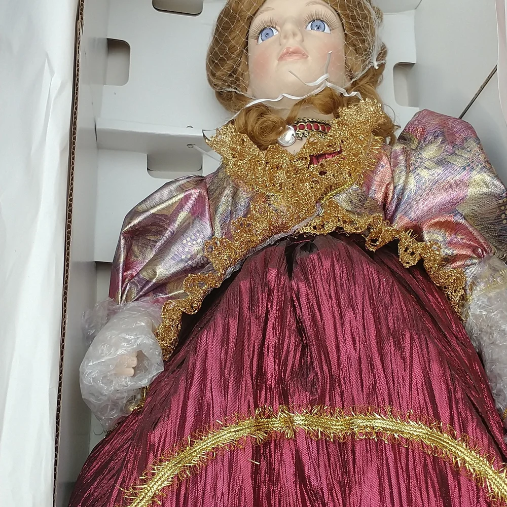 New Porcelain Agnes Doll